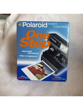 EMPTY BOX ONLY Polaroid One Step Flash 600 Instant Film Camera